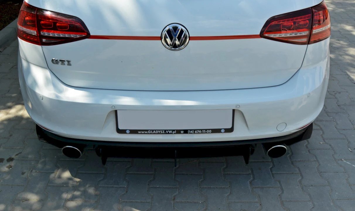 Maxton Design Rear Diffuser & Rear Side Splitters/Spats for Volkswagen Golf MK7 GTI (2013-2016) - Image 4