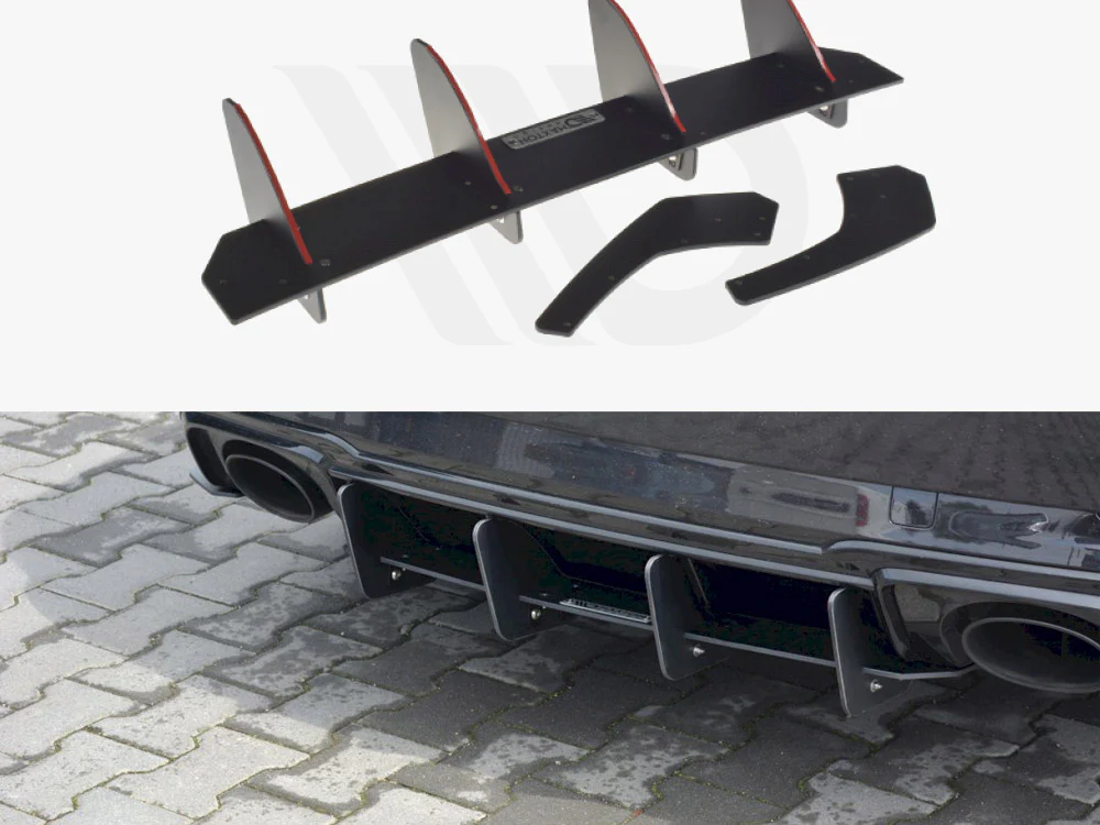 Maxton Design Rear Diffuser V.1 for Audi RS3 8V Sportback Facelift (2017-2020) - Image 2