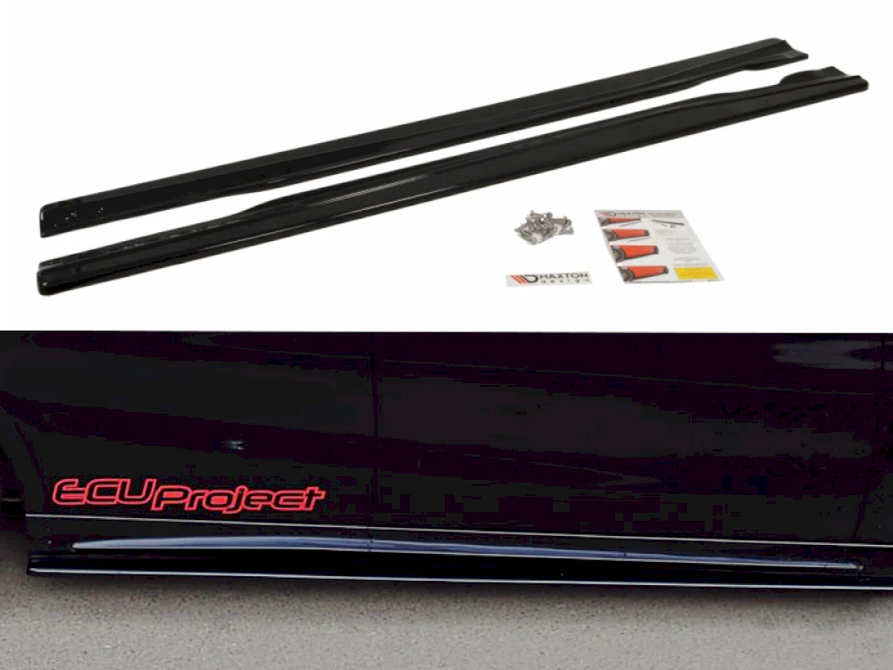 Maxton Design Side Skirts for Mercedes A45 AMG W176 (Pre-Face 2013-2015) / CLA 45 AMG C117 (Pre-Face 2013-2016)