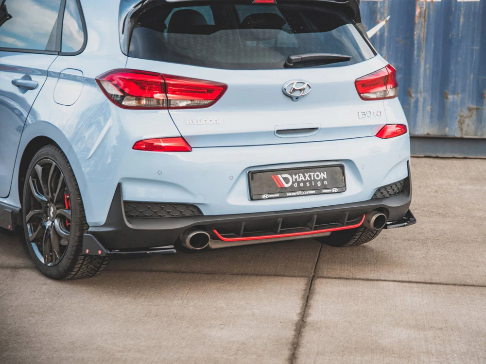 Maxton Design Rear Side Splitters (+Flaps) V.6 HYUNDAI I30N MK3 HATCHBACK (2017-2020) - Image 3