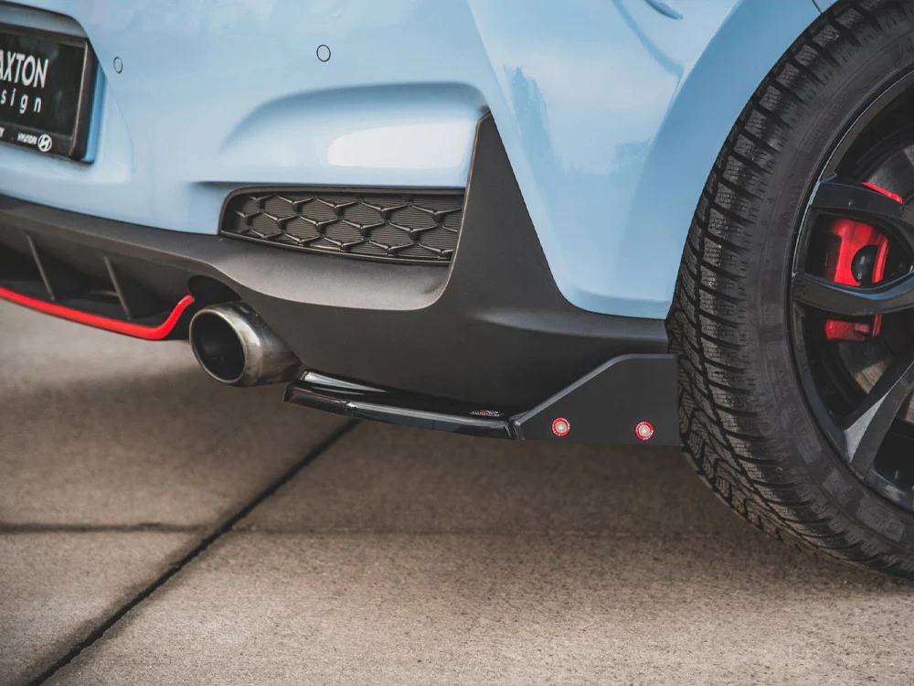 Maxton Design Rear Side Splitters (+Flaps) V.6 HYUNDAI I30N MK3 HATCHBACK (2017-2020) - Image 4