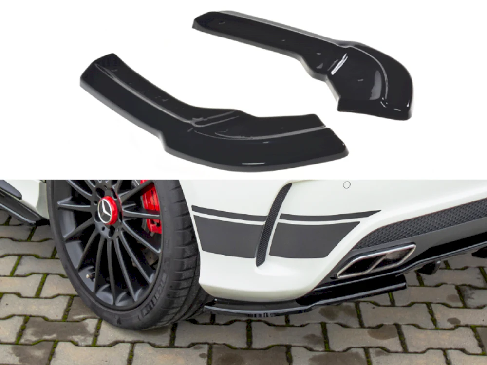 Maxton Design Rear Side Splitters/Spats for Mercedes A45 AMG W176 (Pre-Face 2013-2015)