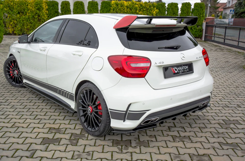 Maxton Design Rear Side Splitters/Spats for Mercedes A45 AMG W176 (Pre-Face 2013-2015) - Image 3
