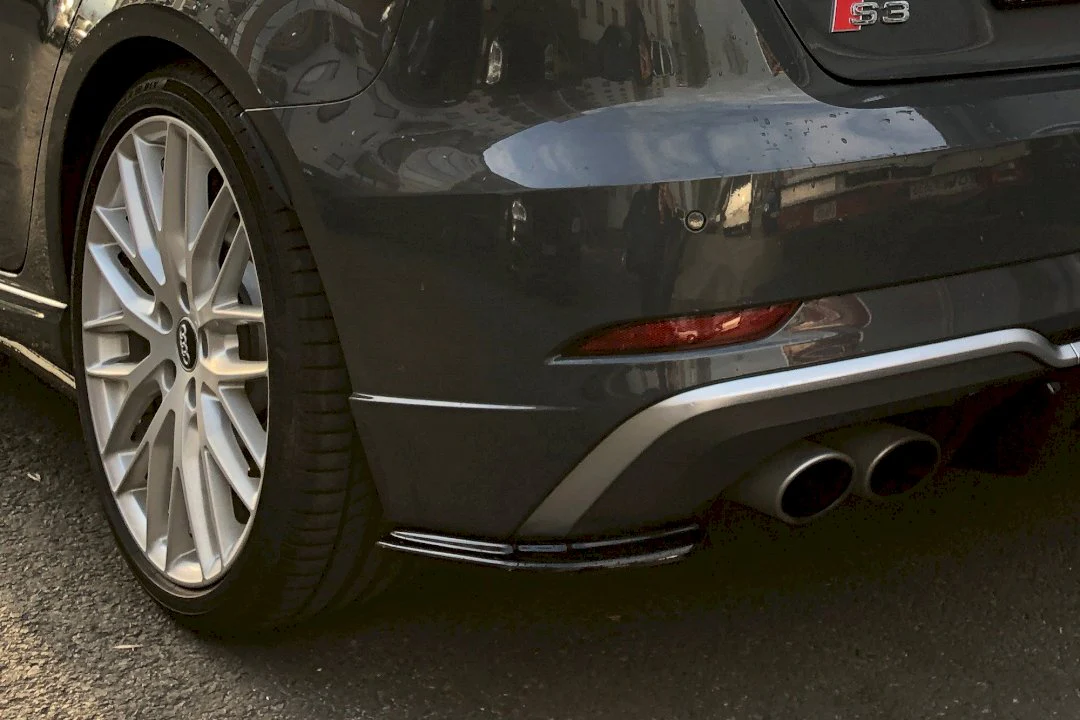 Maxton Design Rear Side Splitters/Spats For Audi S3 8V Facelift (Sportback / 2017-2020) - Image 2
