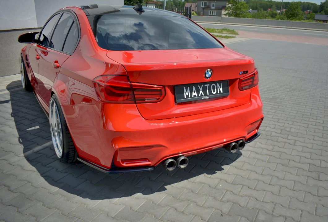 Maxton Design Rear Side Splitters/Spats V.1 For BMW M3 F80 (2014-2018) - Image 3