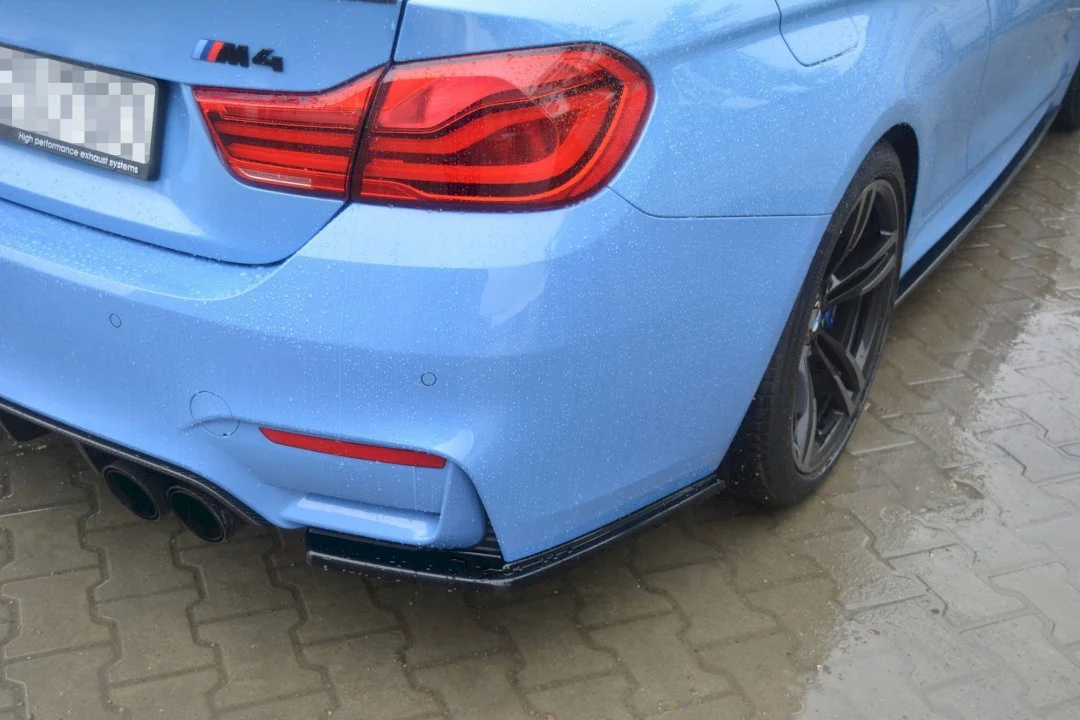 Maxton Design Rear Side Splitters/Spats For BMW M4 F82 M-Performance (2014-2020) - Image 3