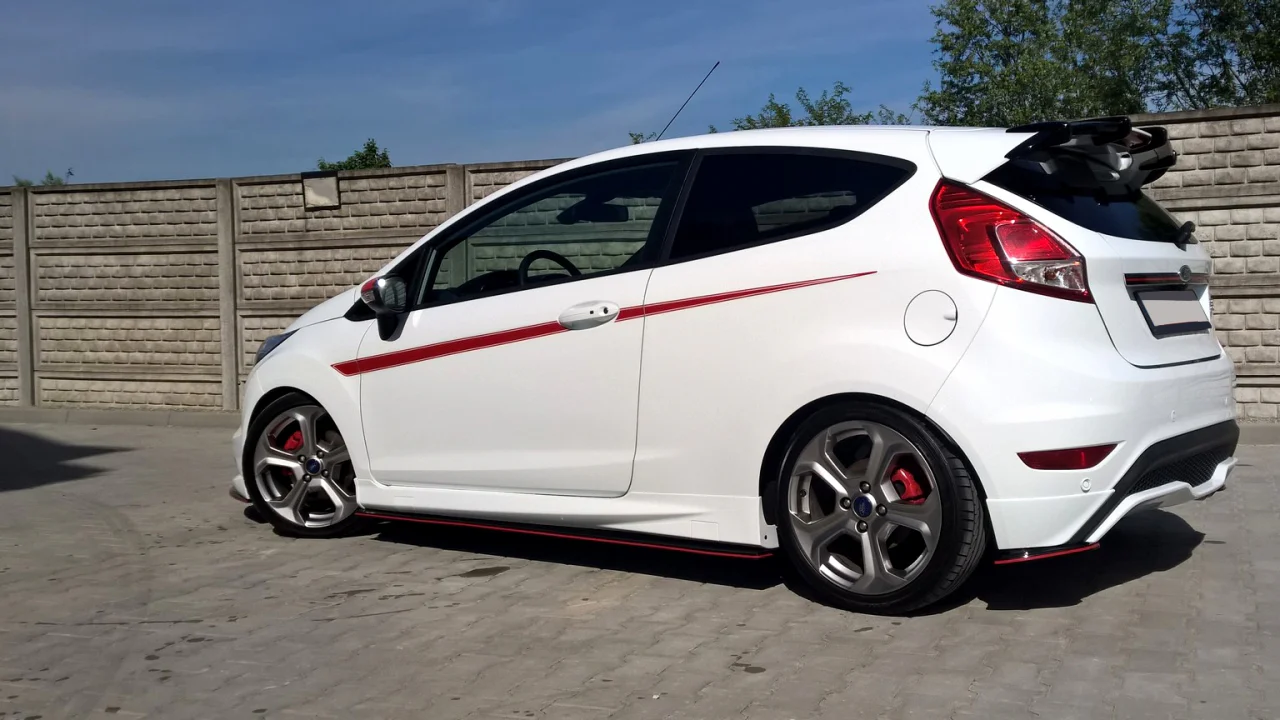 Maxton Design Rear Side Splitters/Spats For Ford Fiesta MK7 ST & ST-Line (2013-2017) - Image 2