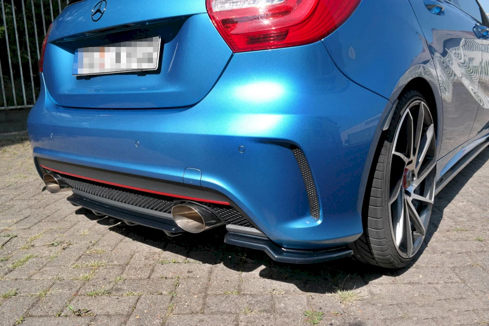 Maxton Design Rear Side Splitters/Spats for Mercedes A-Class W176 AMG-Line (Pre-Face 2013-2015) - Image 3