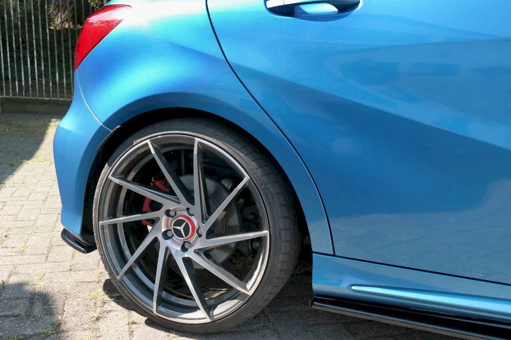 Maxton Design Rear Side Splitters/Spats for Mercedes A-Class W176 AMG-Line (Pre-Face 2013-2015) - Image 4