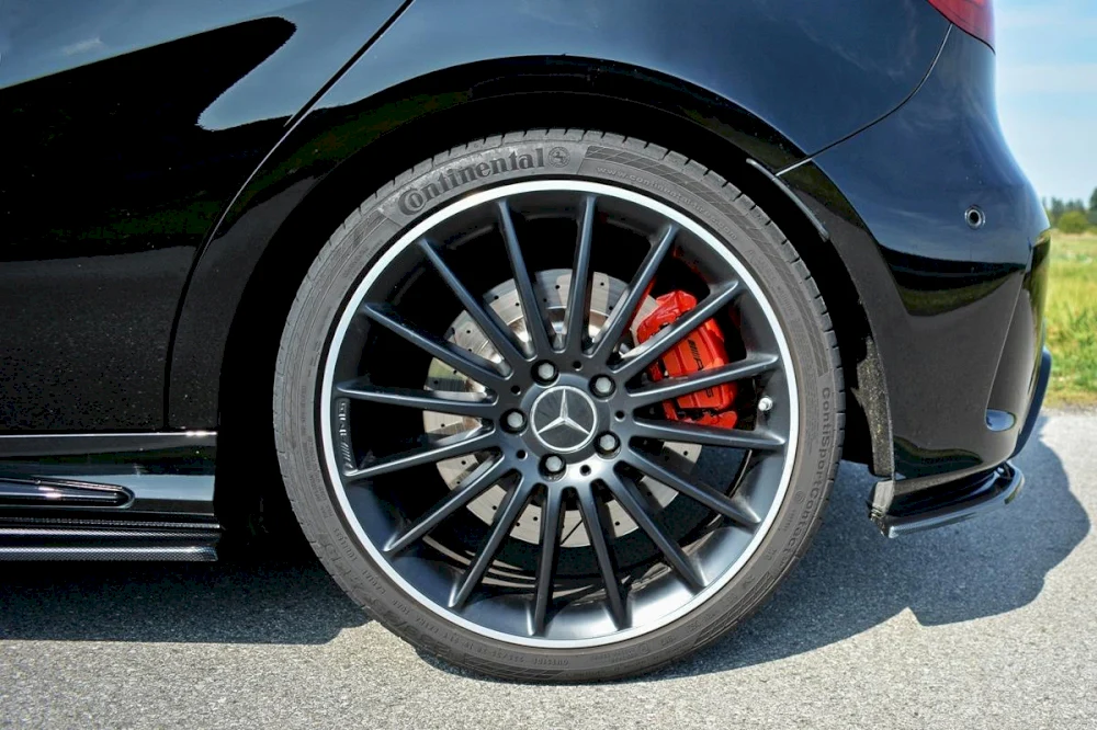 Maxton Design Rear Side Splitters/Spats for Mercedes A45 AMG W176 (Facelift 2015-2018) - Image 2