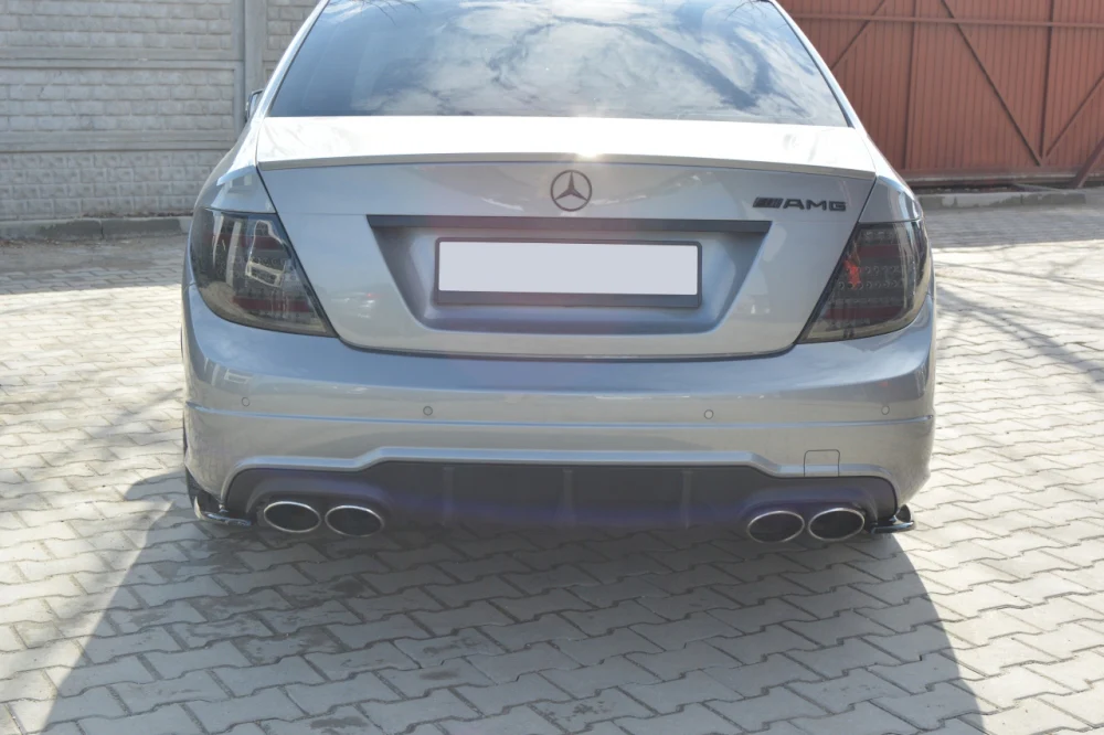 Maxton Design Rear Side Splitters/Spats for Mercedes C-Class W204 AMG-Line (Facelift) / C63 AMG (2011-2014) - Image 3