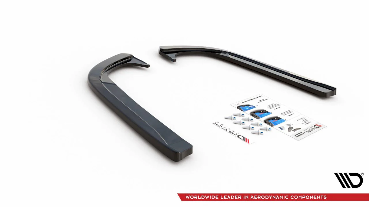 Maxton Design Rear Side Splitters/Spats for Skoda Octavia MK3.5 (2016-2020) - Image 5