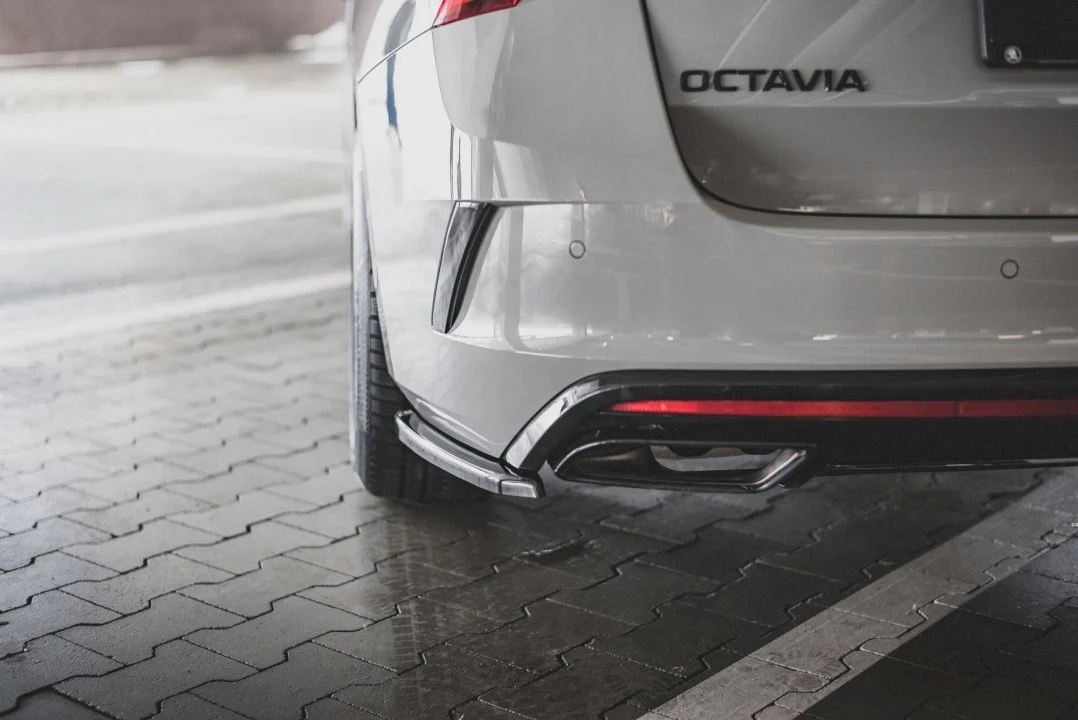 Maxton Design Rear Side Splitters/Spats V.1 For Skoda Octavia RS MK4 (2020+) - Image 2