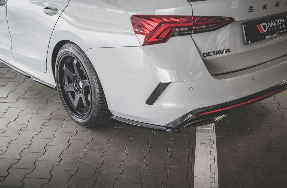 Maxton Design Rear Side Splitters/Spats V.1 For Skoda Octavia RS MK4 (2020+) - Image 4