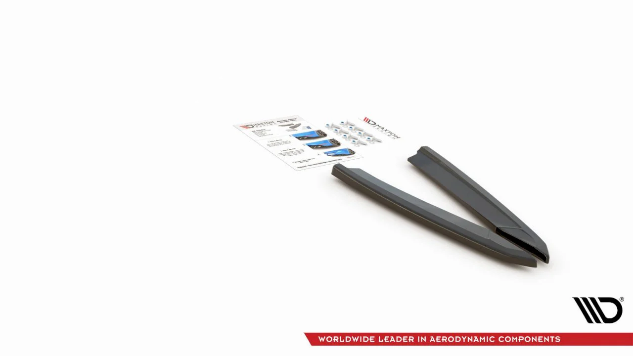 Maxton Design Rear Side Splitters/Spats V.1 For Skoda Octavia RS MK4 (2020+) - Image 7