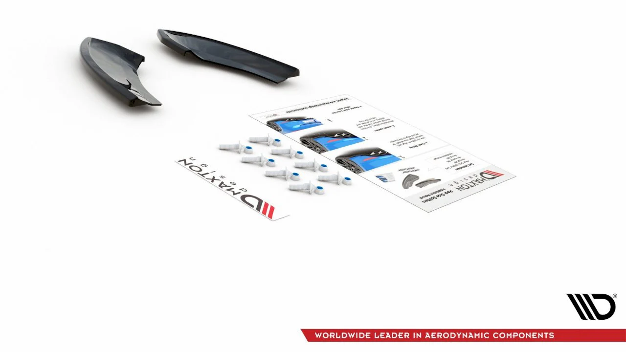 Maxton Design Rear Side Splitters/Spats For Volkswagen Golf MK7.5 GTI TCR (2019) - Image 5