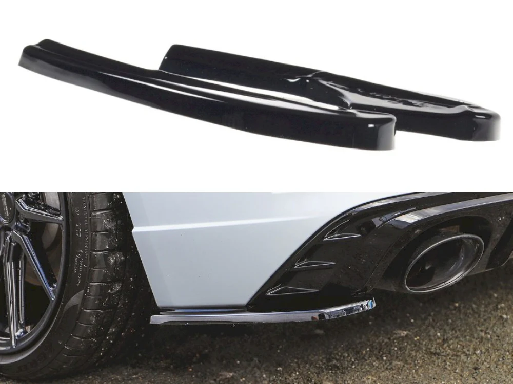 Maxton Design Rear Side Splitters/Spats V.1 For Audi RS3 8V Sportback Facelift (2017-2020) - Image 2