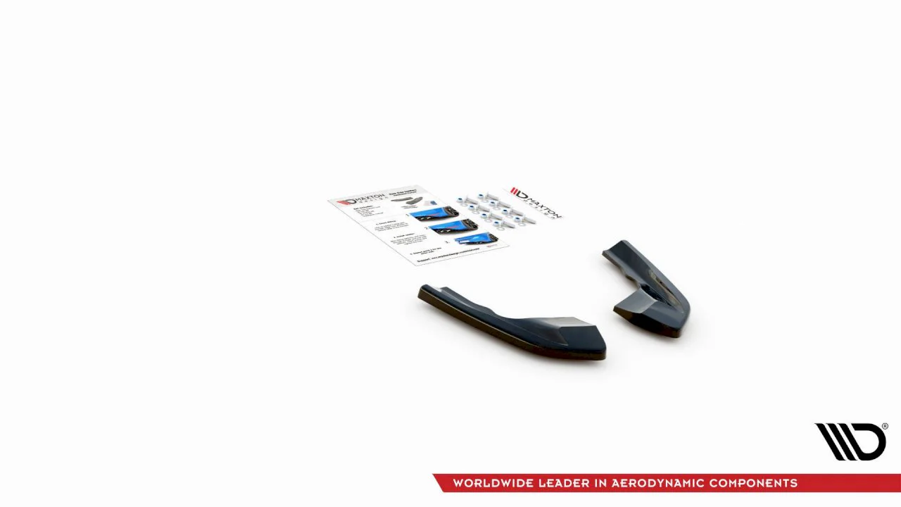 Maxton Design Rear Side Splitters/Spats For Volkswagen Golf MK8 R (2020+) - Image 6