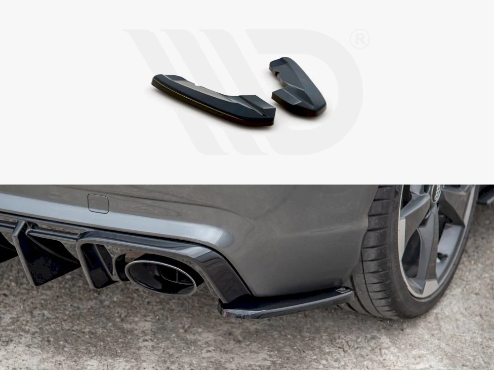 Maxton Design Rear Side Splitters/Spats V.2 For Audi RS3 8V Sportback (2015-2016) - Image 2