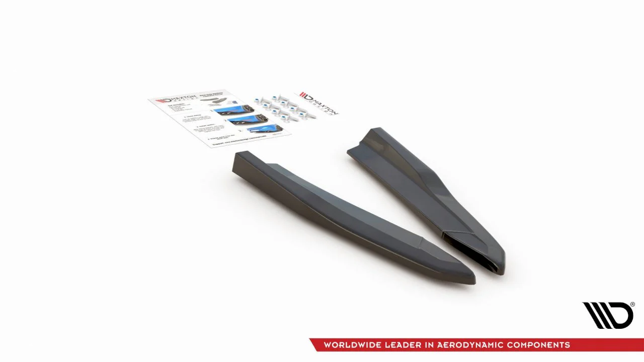 Maxton Design Rear Side Splitters/Spats V.3 For Skoda Octavia RS MK4 (2020+) - Image 3