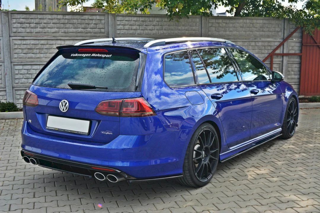 Maxton Design Rear Splitter (Without a Vertical Bar) for Volkswagen Golf MK7 R Estate (2013-2016) - Image 2