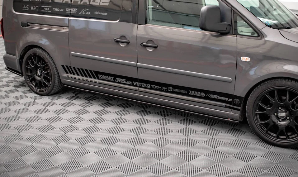 Maxton Design Side Skirts Diffusers Volkswagen Caddy Long Mk3 Facelift (2010-2015) - Image 3