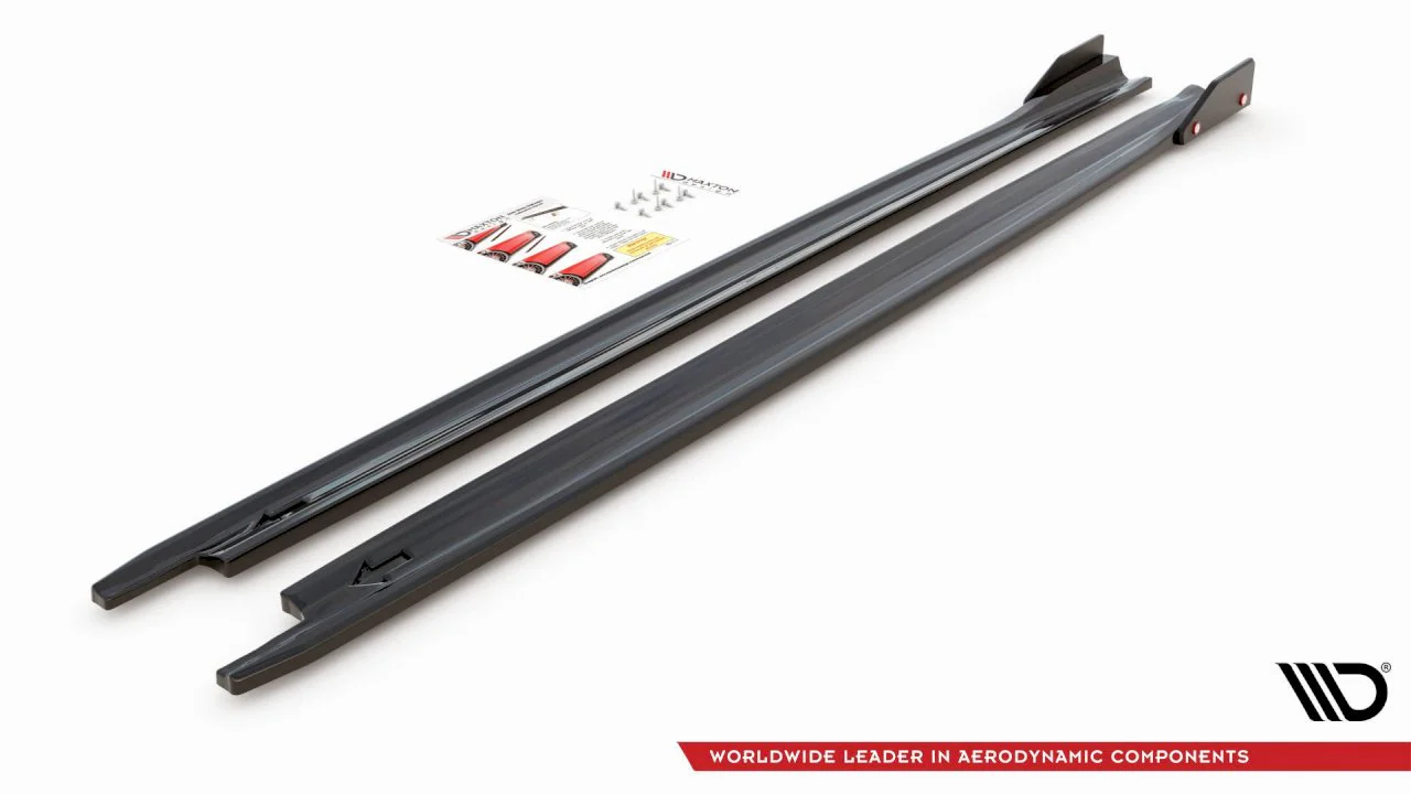 Maxton Design Side Skirts (+ Flaps) V.2 for Skoda Octavia RS MK4 (2020+) - Image 6
