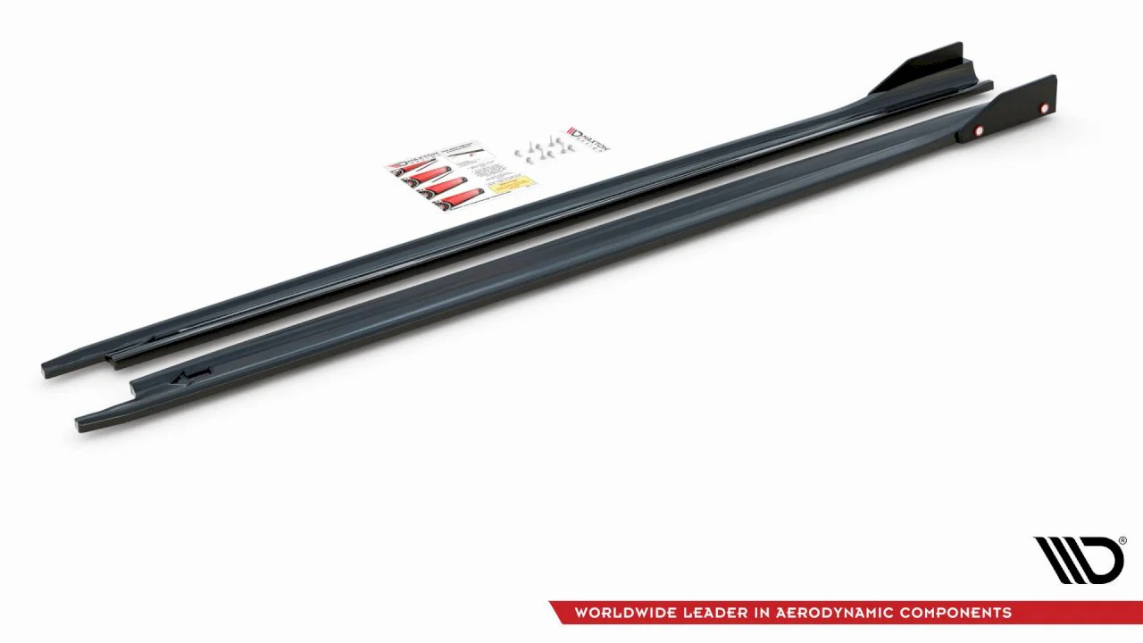 Maxton Design Side Skirts (+ Flaps) V.2 for Skoda Octavia RS MK4 (2020+) - Image 7