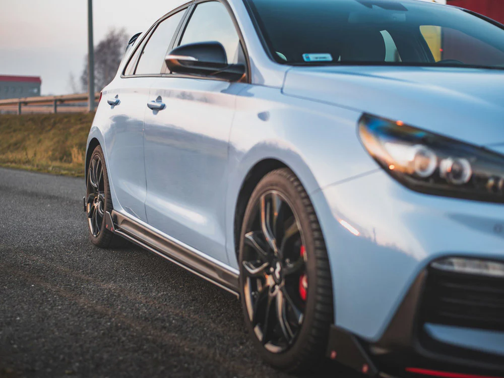 Maxton Design Side Skirts (+Flaps) V.5 for Hyundai i30N MK3 /MK3.5 Hatchback / Fastback (2017+) - Image 4