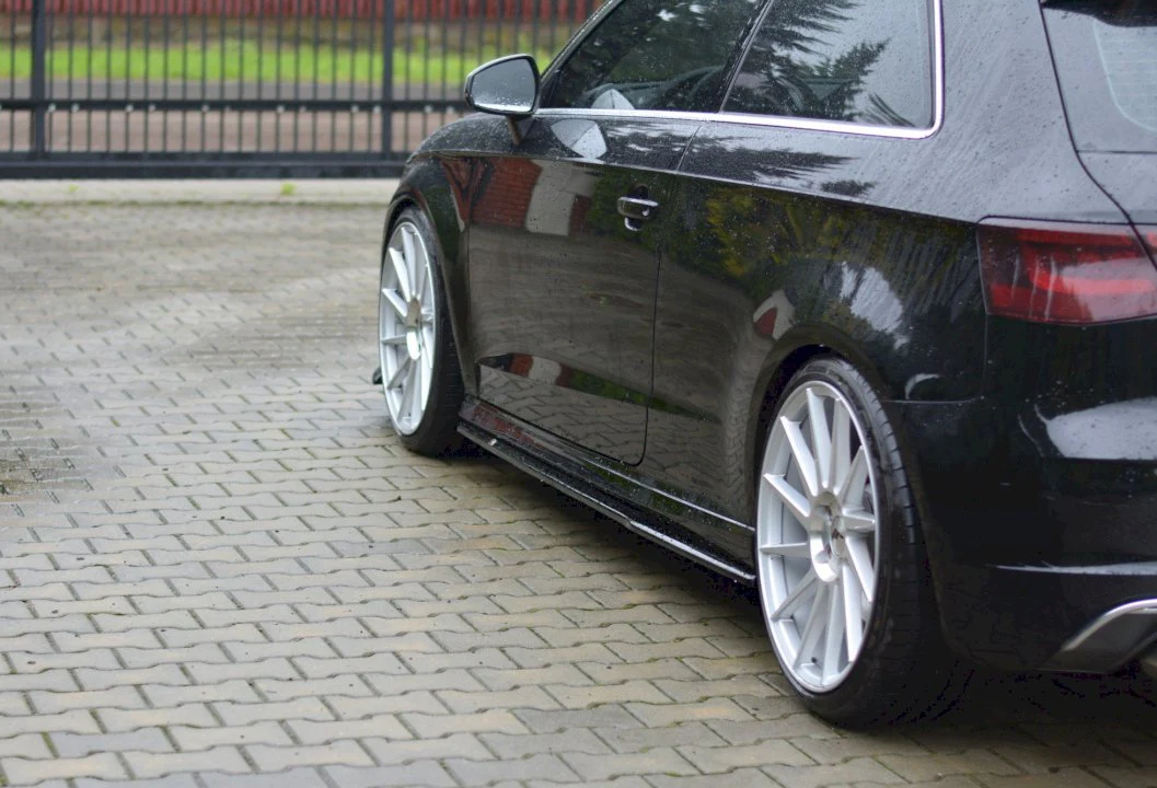 Maxton Design Side Skirts for Audi S3 / A3 S-Line 8V / 8V Facelift (Hatchback) - Image 2