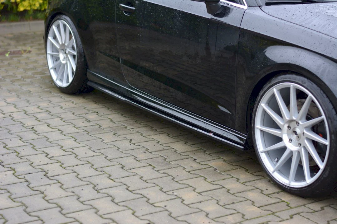 Maxton Design Side Skirts for Audi S3 / A3 S-Line 8V / 8V Facelift (Hatchback) - Image 3