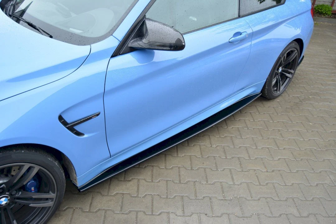 Maxton Design Side Skirts for BMW M4 F82 M-Performance (2014-2020) - Image 4