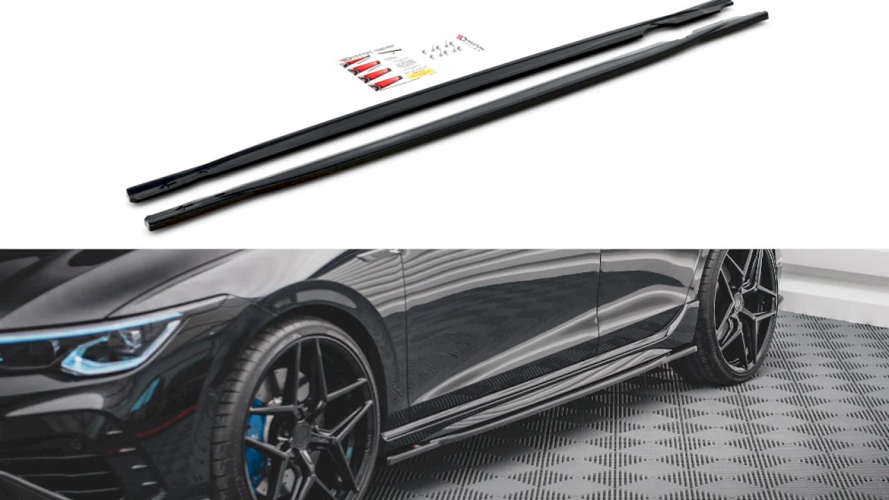 Maxton Design Side Skirts for Volkswagen Golf MK8 R (2020+)