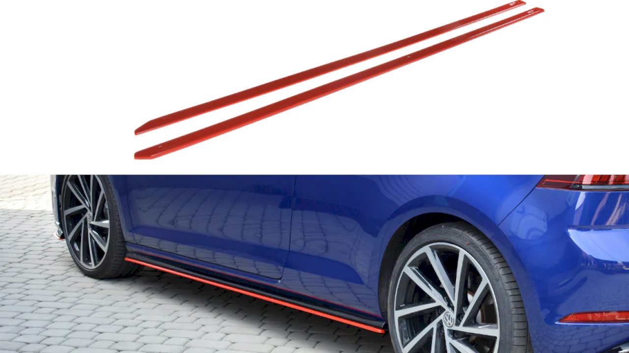 Maxton Design Side Skirts V.2 For Volkswagen Golf MK7.5 R (2017-2019) - Image 6