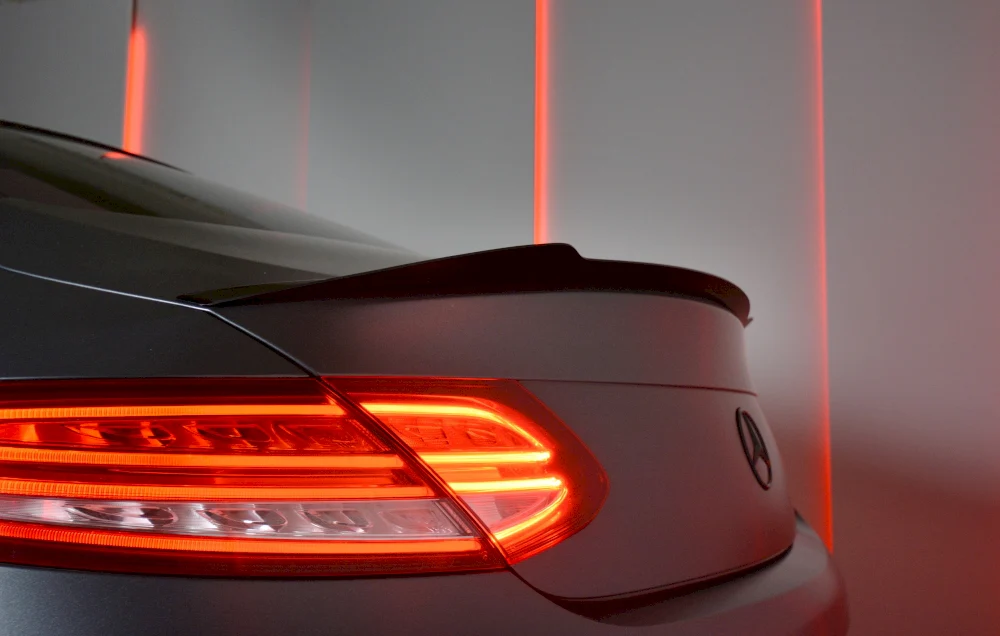 Maxton Design Spoiler Extension Cap For Mercedes C-Class W205 Coupe AMG-Line (2015-2018) - Image 2