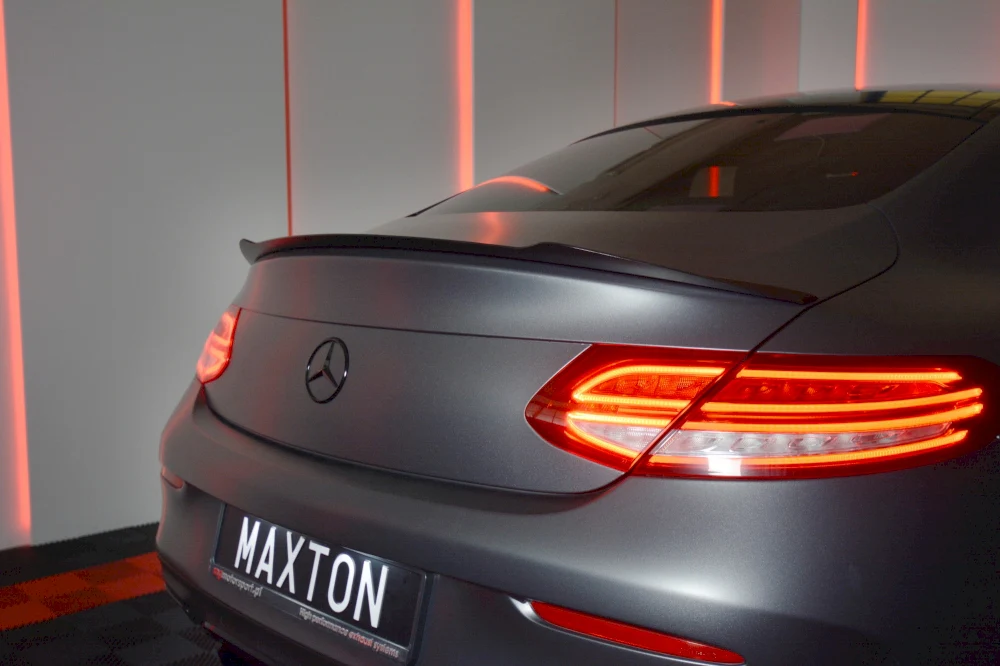 Maxton Design Spoiler Extension Cap For Mercedes C-Class W205 Coupe AMG-Line (2015-2018) - Image 4