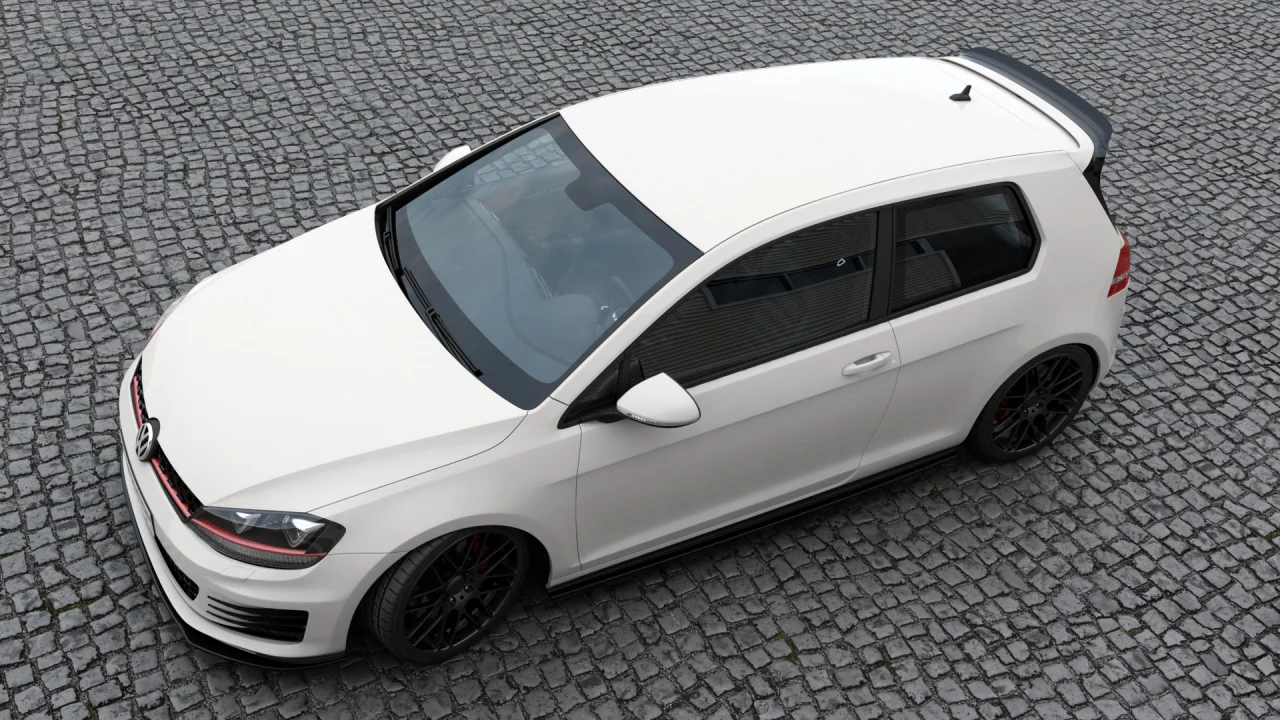 Maxton Design Spoiler Extension for Volkswagen Golf MK7 GTI Clubsport (2012-2017) - Image 4