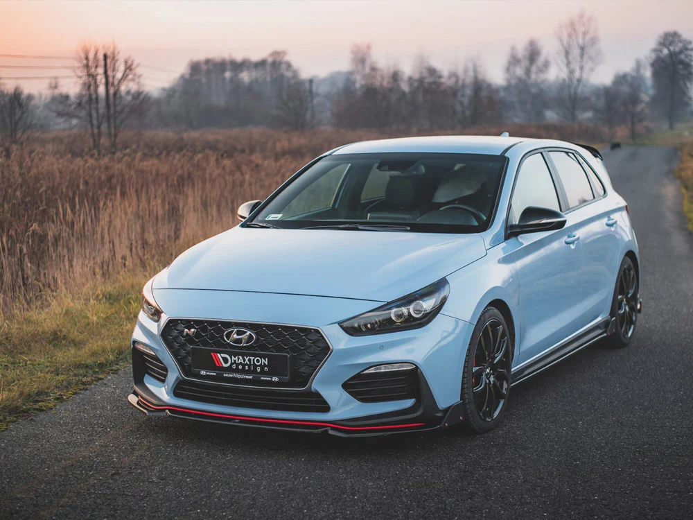 Maxton Design Front Splitter (+Flaps) V.6 for Hyundai i30N MK3 Hatchback / Fastback (2017-2020) - Image 2