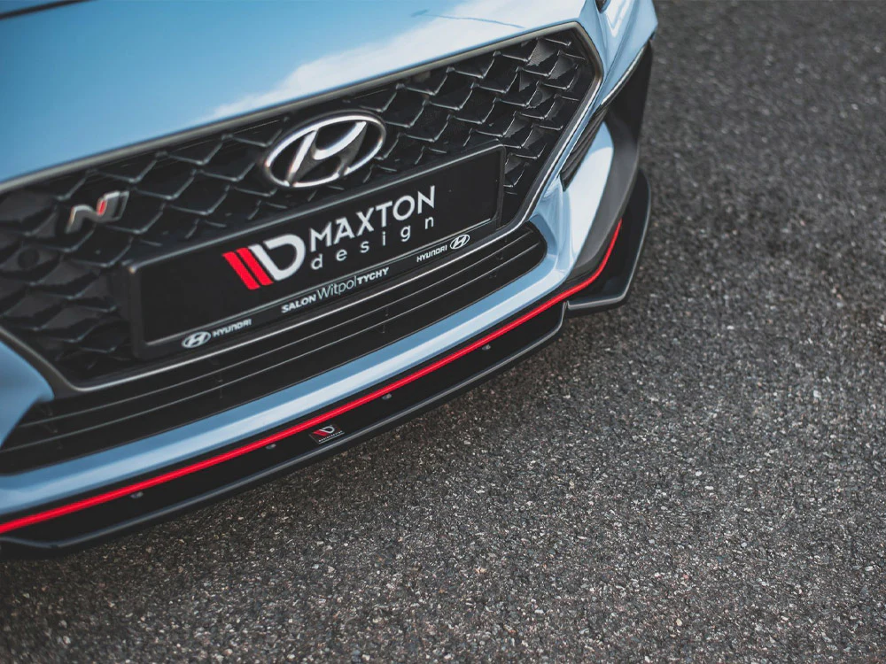 Maxton Design Front Splitter (+Flaps) V.6 for Hyundai i30N MK3 Hatchback / Fastback (2017-2020) - Image 4