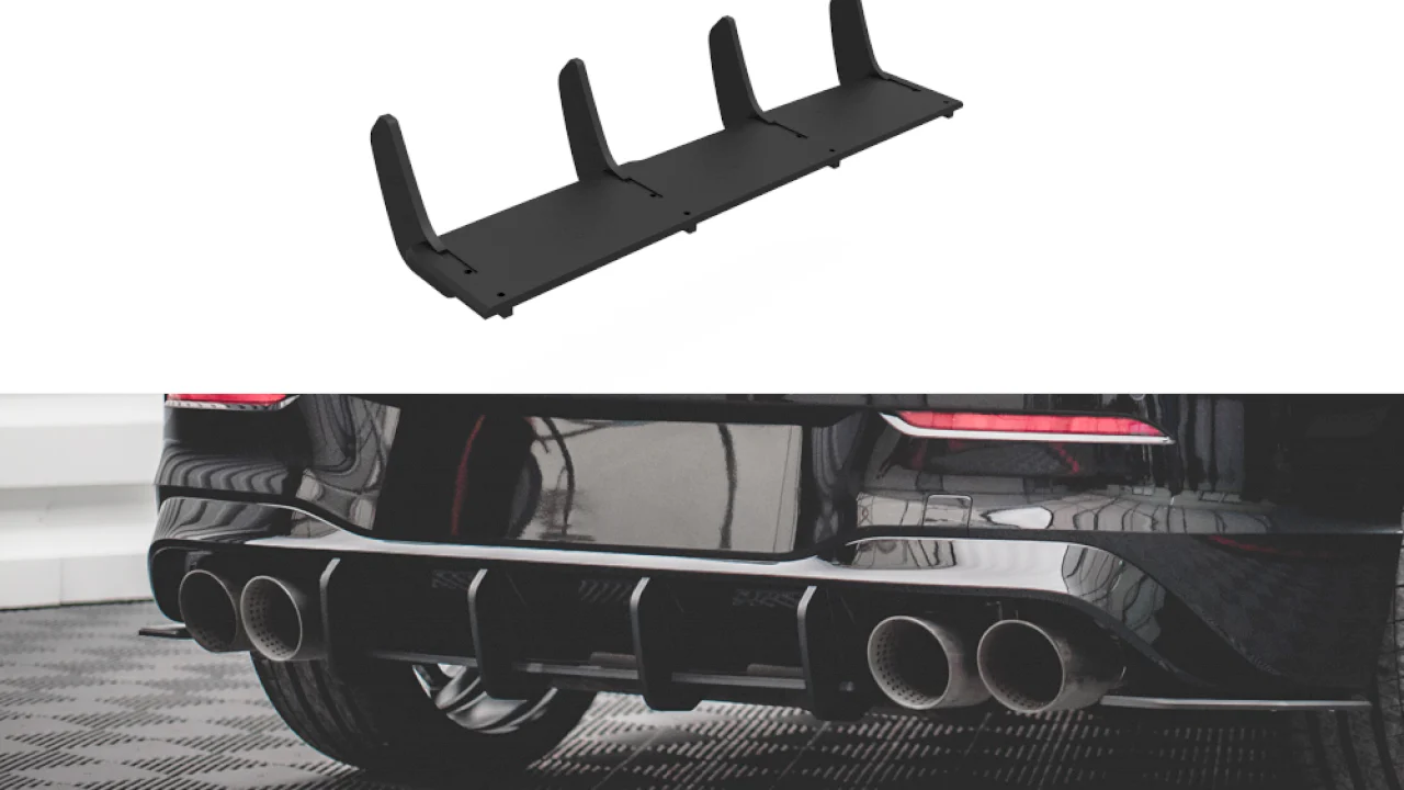 Maxton Design Street Pro Rear Diffuser For Volkswagen Golf MK8 R (2020+)