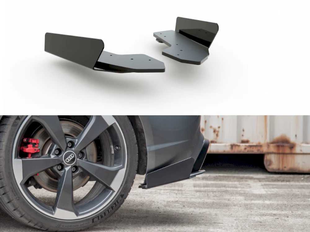 Maxton Racing Rear Side Splitters/Spats For Audi RS3 8V Sportback (2015-2016) - Image 5