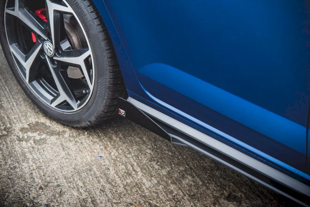 Maxton Racing Side Skirts Diffusers (+Flaps) for Volkswagen Polo MK6 GTI (2017-2021) - Image 4