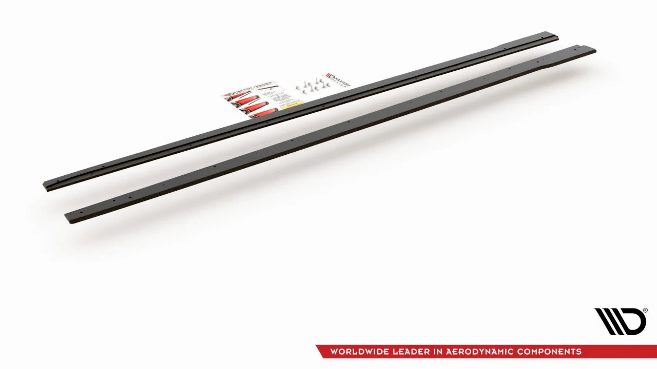 Maxton Racing Side Skirts Diffusers for Volkswagen Polo MK6 GTI (2017-2021) - Image 5