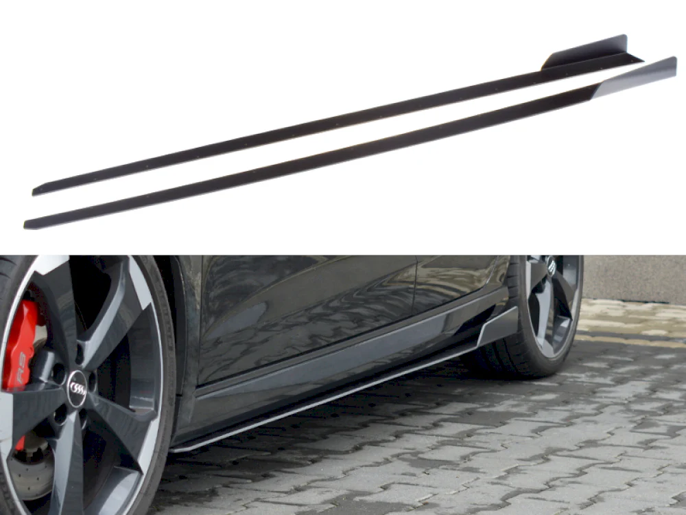 Maxton Racing Side Skirts V.2 for Audi RS3 8V Sportback Facelift (2017-2020)