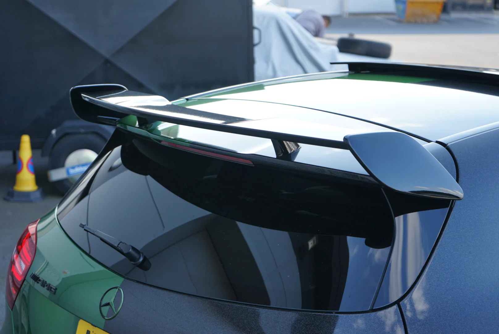 Mercedes A-Class OEM Style Aero Spoiler (W176 / 2013 - 2018 Models) (Black) - Image 3