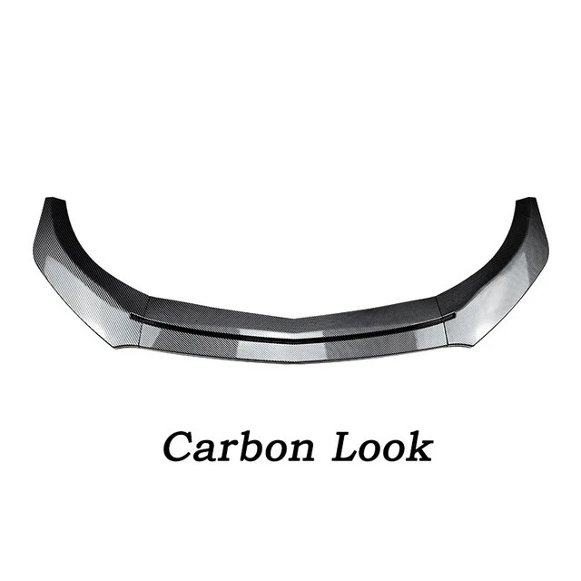 Mercedes A Class W176 Hatch Gloss / Carbon Look Black Front Splitter (2013 - 2018) - Image 6