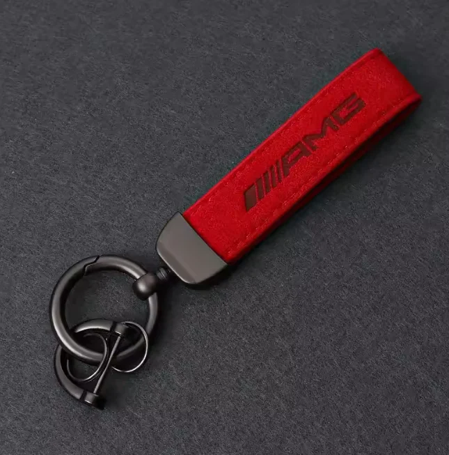Mercedes AMG Alcantara Keyring (Multiple Colours) - Image 2