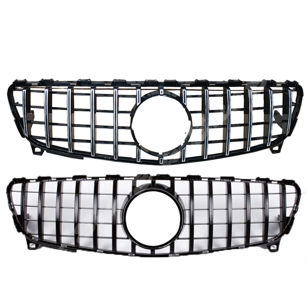 Mercedes Benz A Class W176 Facelift Linear GT AMG Style Front Grille (2016 - 2018 MK3 Models) - Image 4