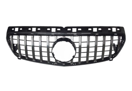 Mercedes Benz A Class W176 Pre-Facelift Linear GT AMG Style Front Grille (2013 - 2015 MK3 Models) - Image 2