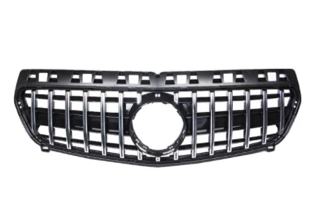 Mercedes Benz A Class W176 Pre-Facelift Linear GT AMG Style Front Grille (2013 - 2015 MK3 Models) - Image 4